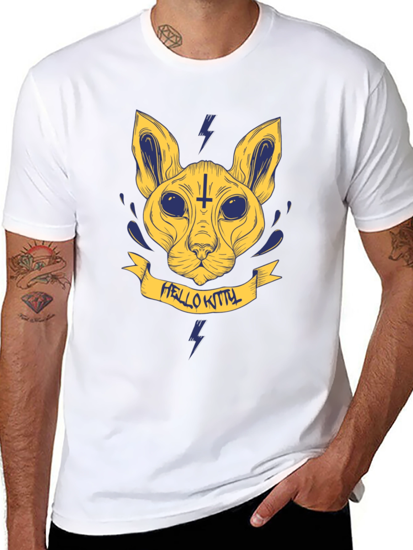 Hello Kitty Satanic T-Shirt - Bold Graphic Tee