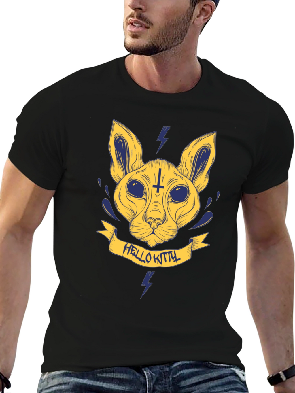 Hello Kitty Satanic T-Shirt - Bold Graphic Tee