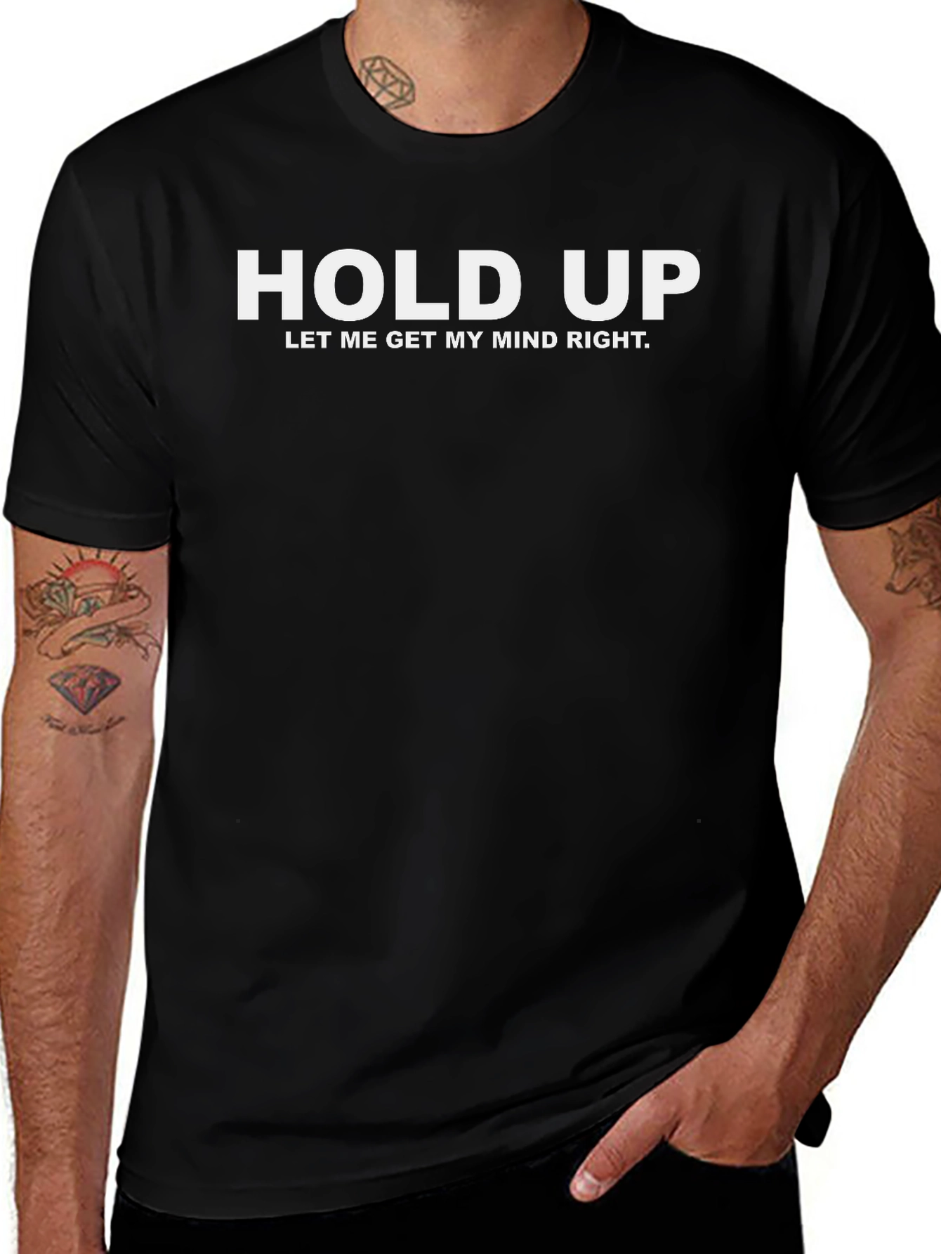 Hold Up Mind Right Graphic T-Shirt