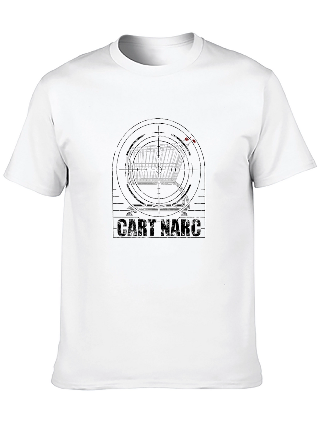 Cart Narc T-Shirt - Black Graphic Tee