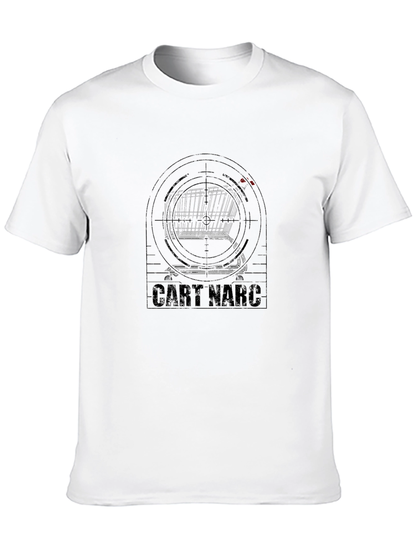 Cart Narc T-Shirt - Black Graphic Tee