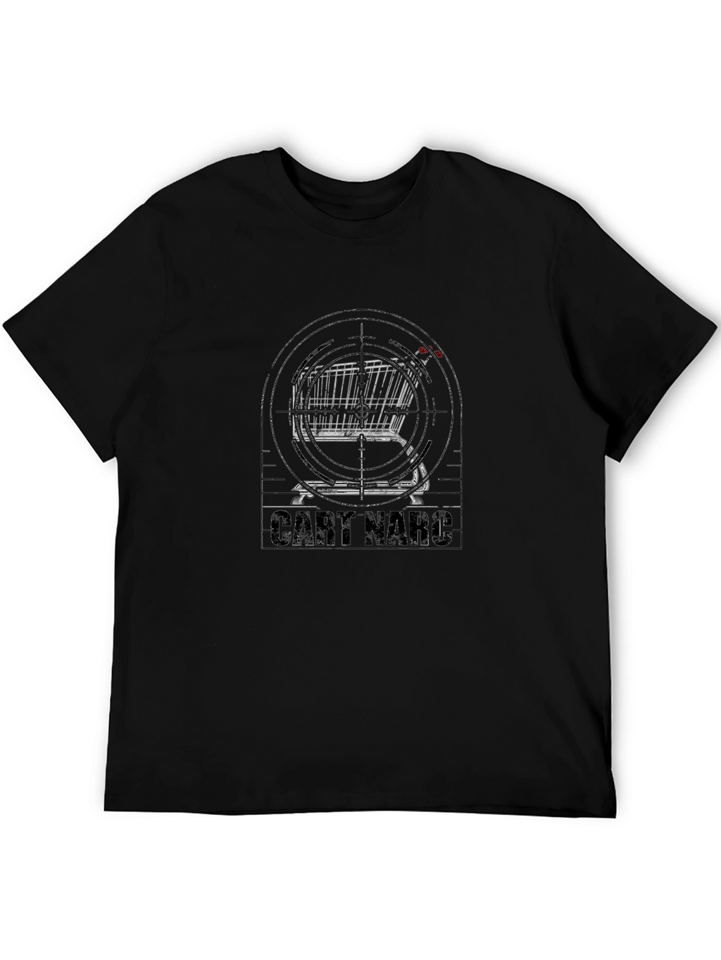Cart Narc T-Shirt - Black Graphic Tee