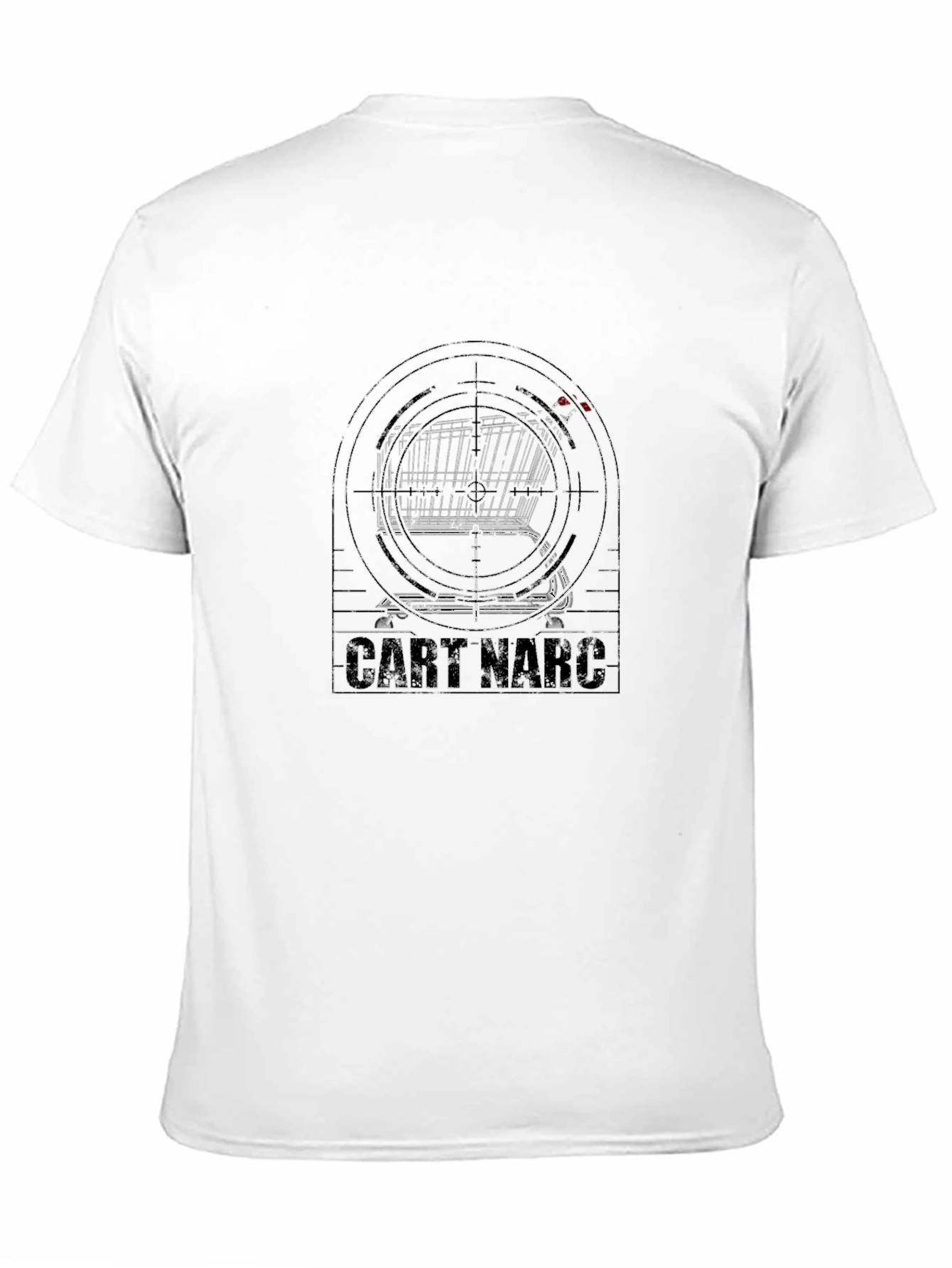 Cart Narc T-Shirt - Black Graphic Tee