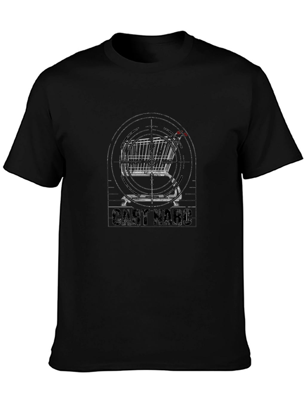 Cart Narc T-Shirt - Black Graphic Tee