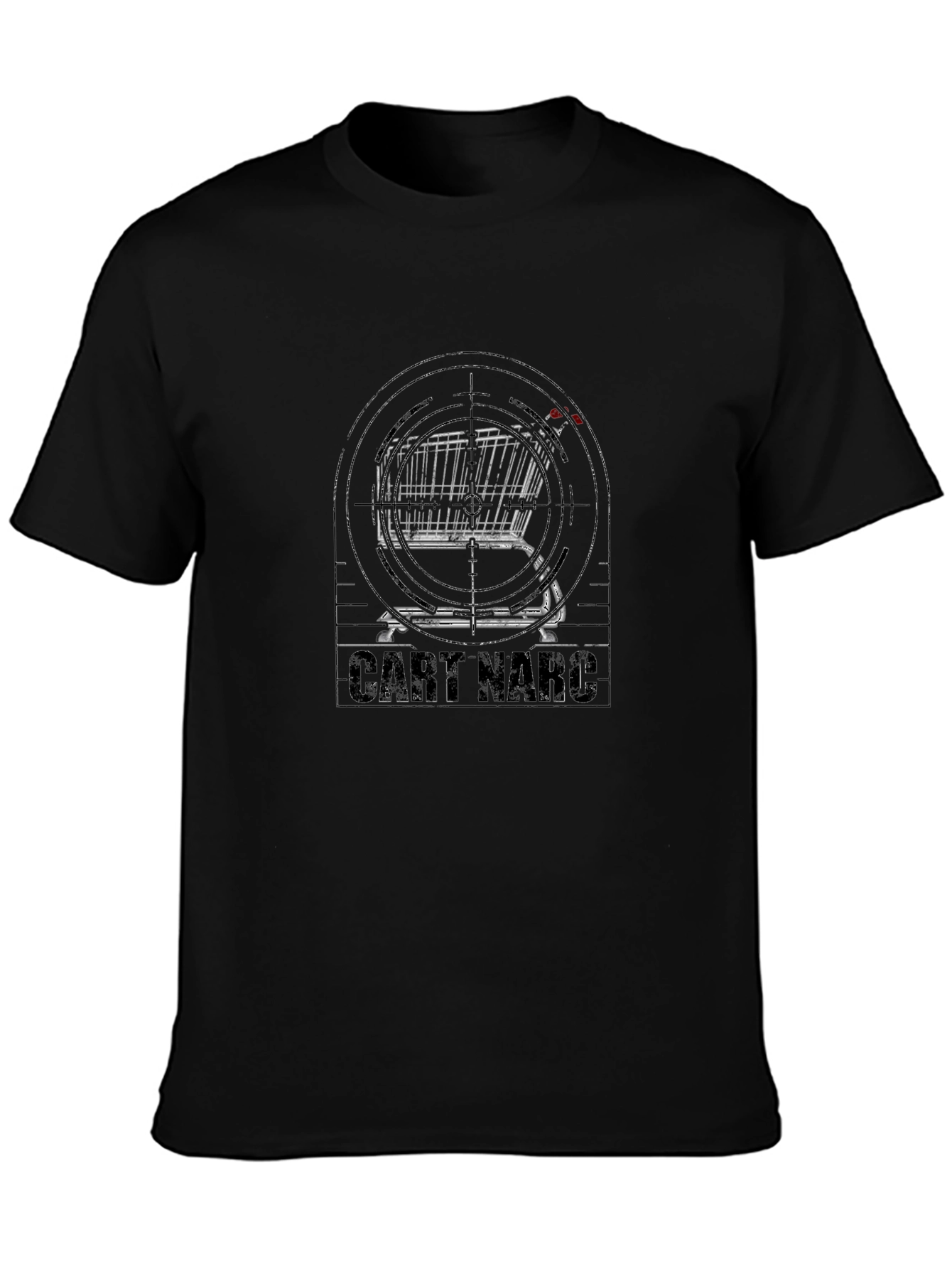 Cart Narc T-Shirt - Black Graphic Tee