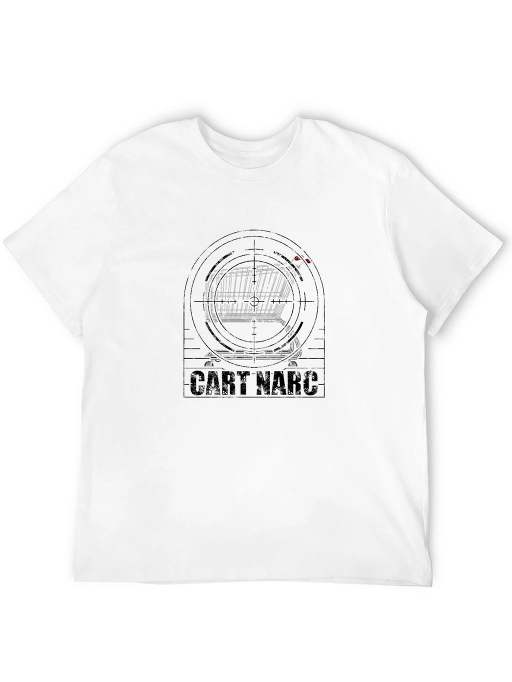 Cart Narc T-Shirt - Black Graphic Tee