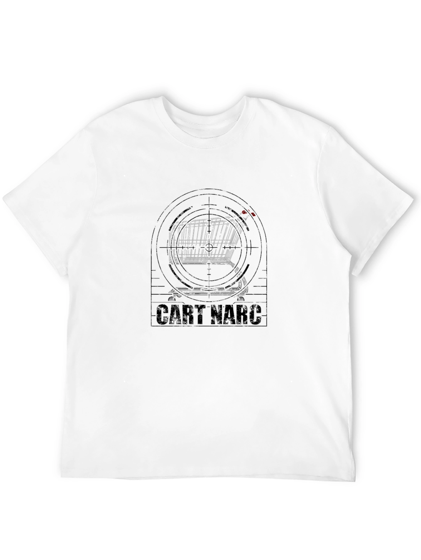 Cart Narc T-Shirt - Black Graphic Tee