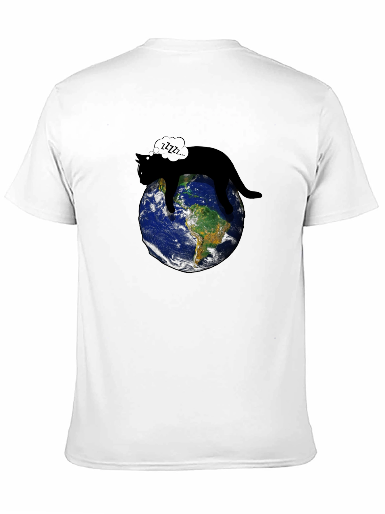 Cat Napping on Earth T-Shirt