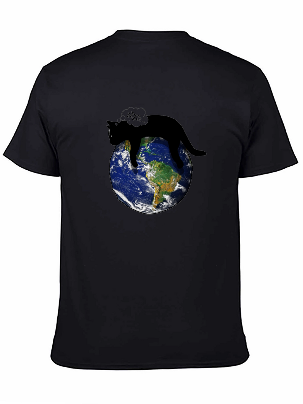 Cat Napping on Earth T-Shirt