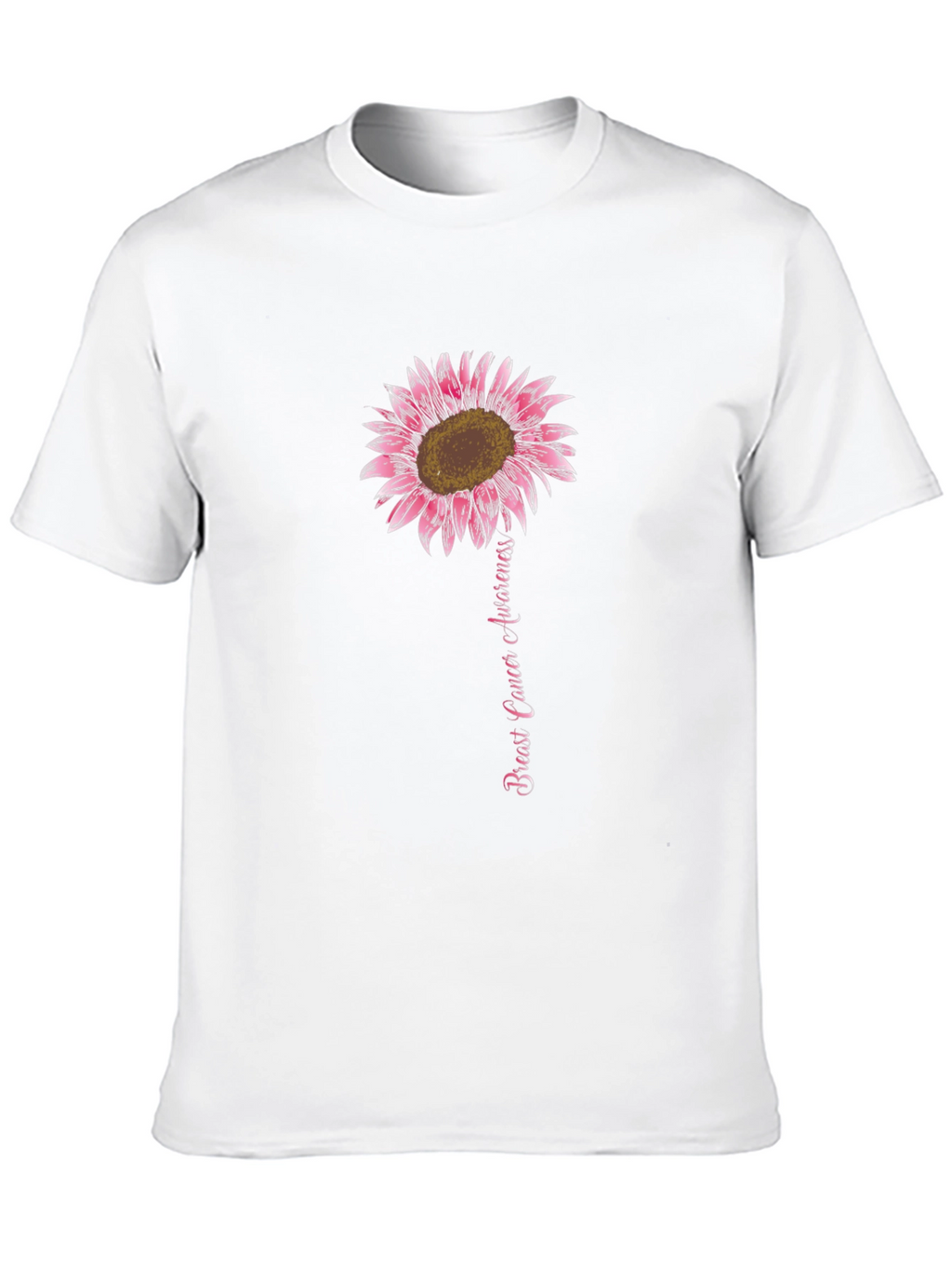 Breast Cancer Awareness Sunflower T-Shirt