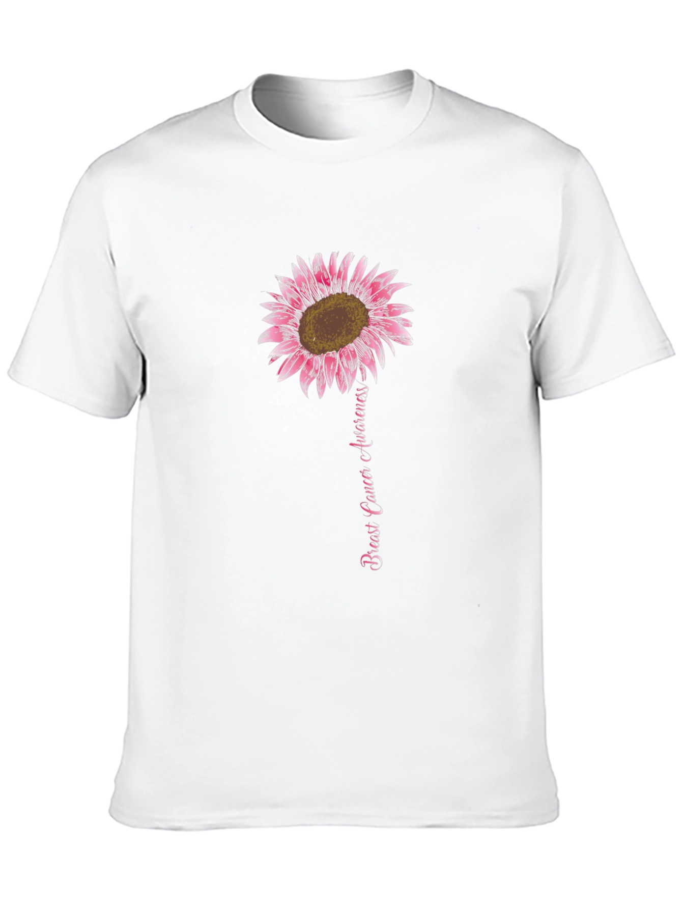 Breast Cancer Awareness Sunflower T-Shirt