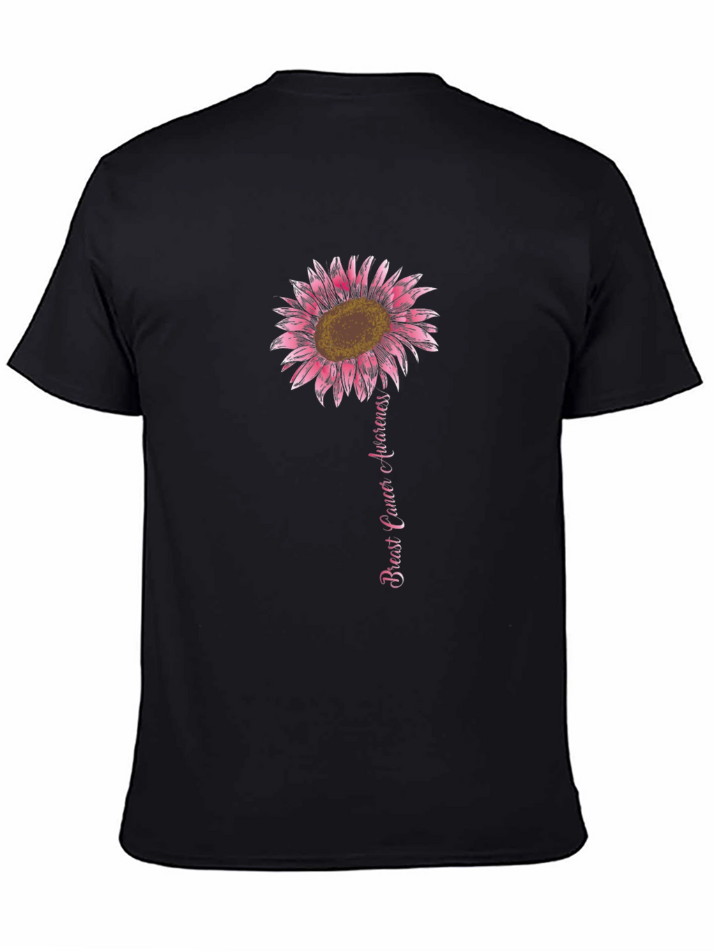 Breast Cancer Awareness Sunflower T-Shirt