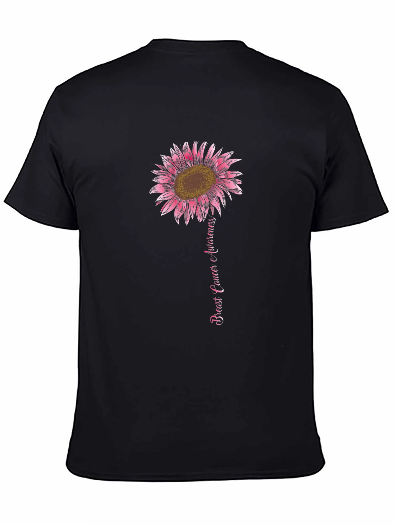 Breast Cancer Awareness Sunflower T-Shirt