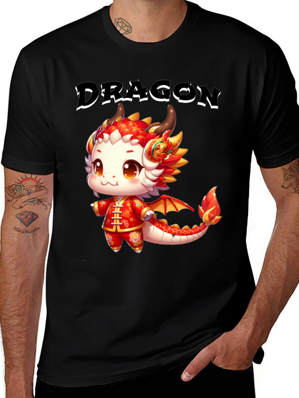 Dragon T-Shirt - Cute Cartoon Dragon