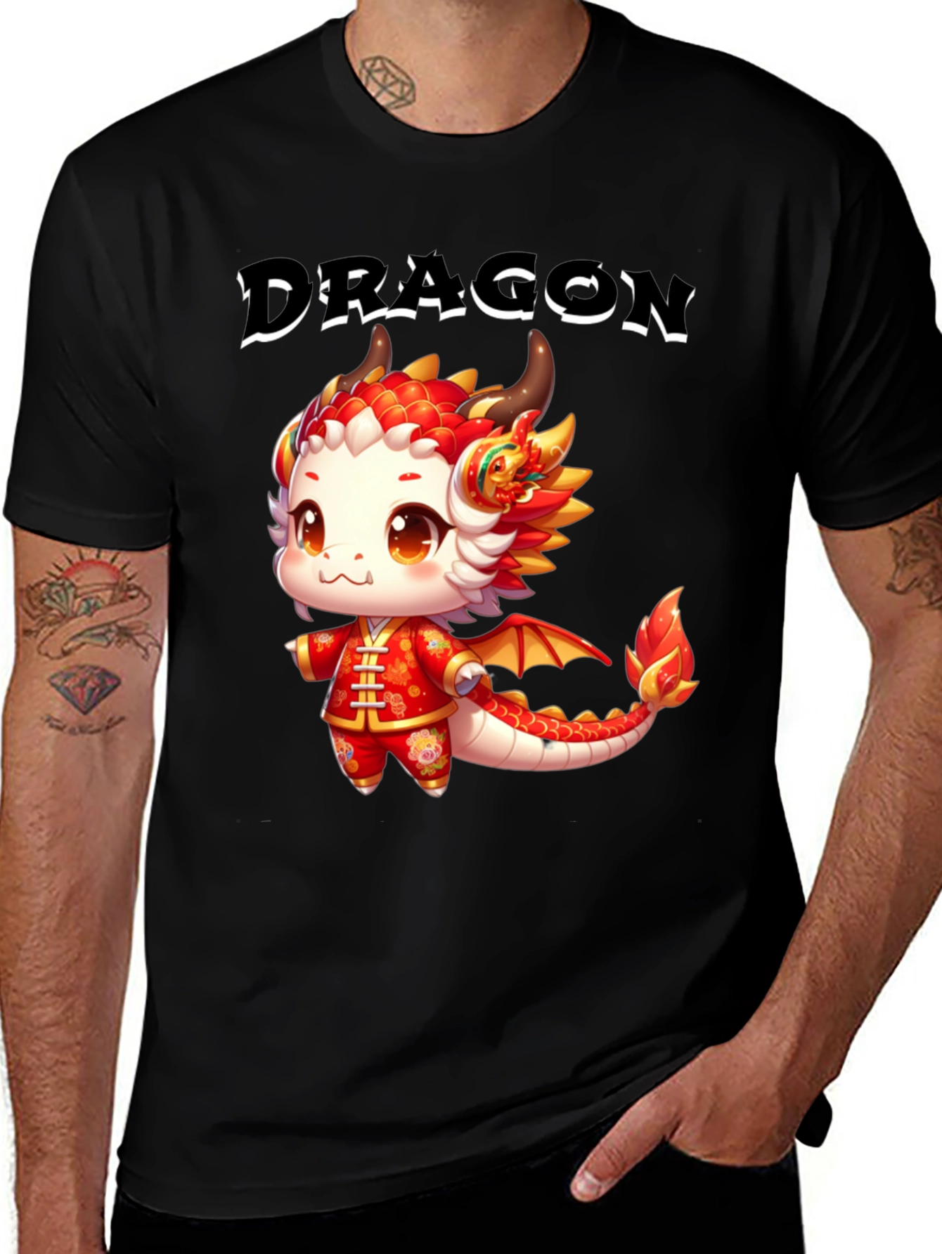 Dragon T-Shirt - Cute Cartoon Dragon