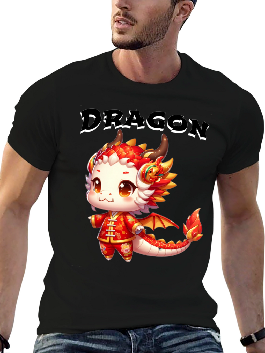 Dragon T-Shirt - Cute Cartoon Dragon