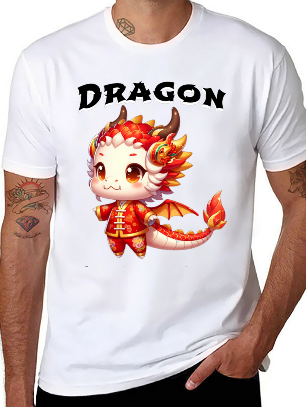 Dragon T-Shirt - Cute Cartoon Dragon