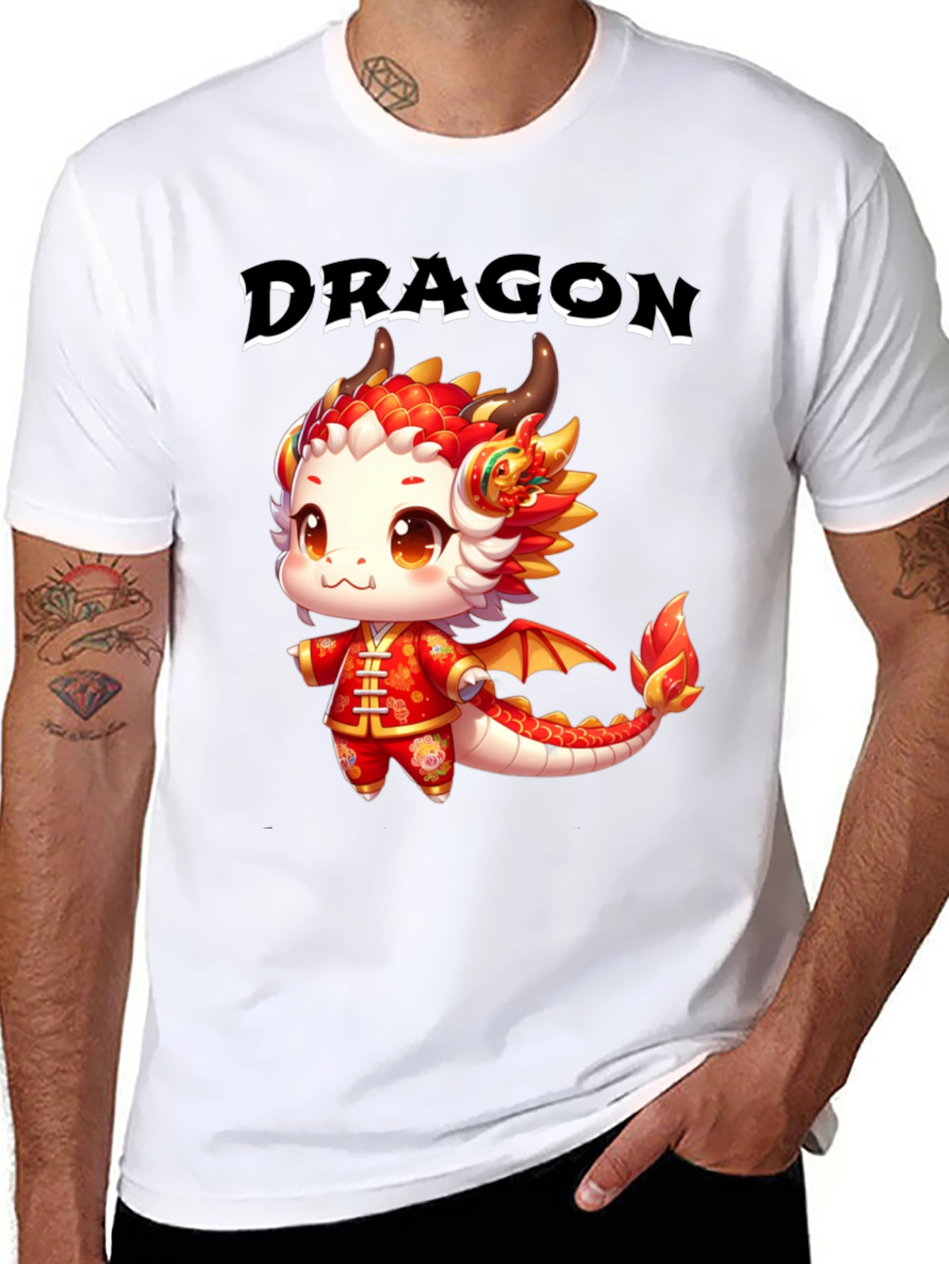 Dragon T-Shirt - Cute Cartoon Dragon