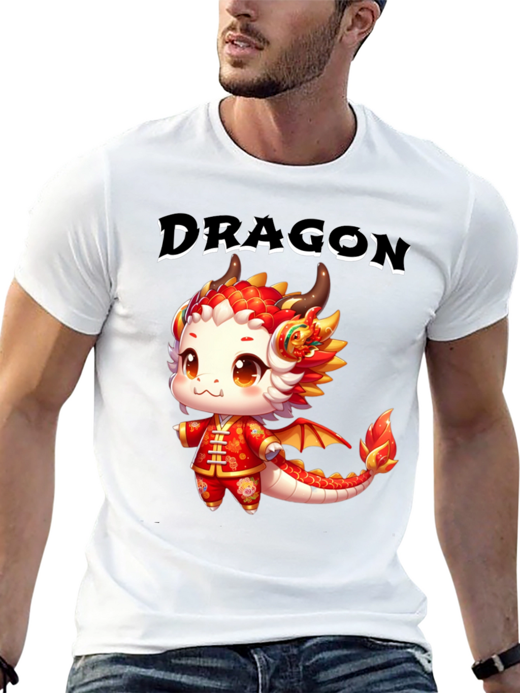 Dragon T-Shirt - Cute Cartoon Dragon