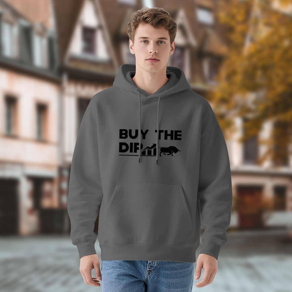 Modern Style Graphic Hoodie - Eye-Catching Design #0560