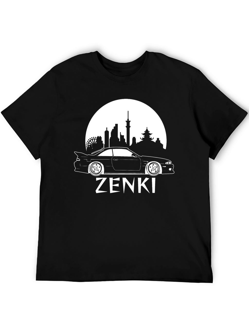 Zenki Car Graphic Tee - Black T-Shirt