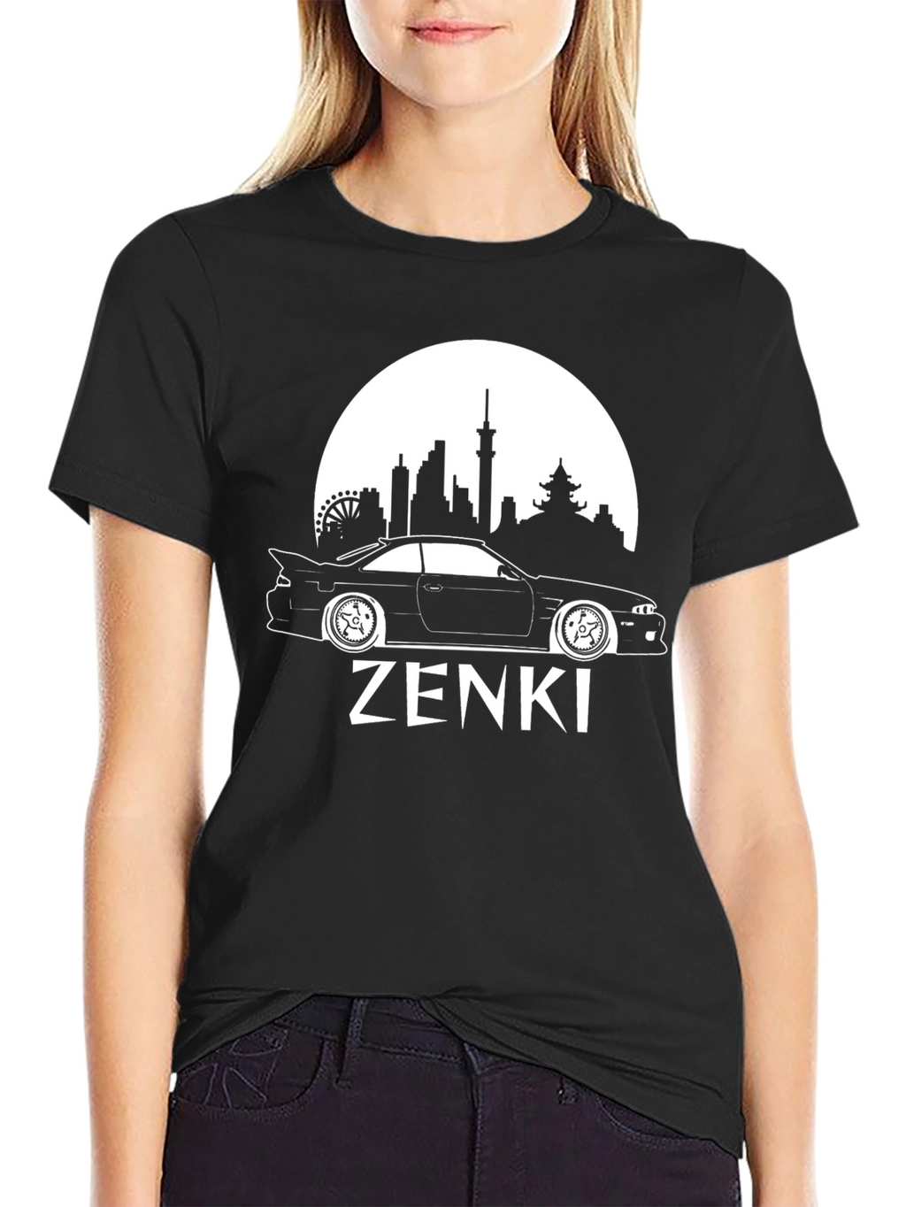 Zenki Car Graphic Tee - Black T-Shirt