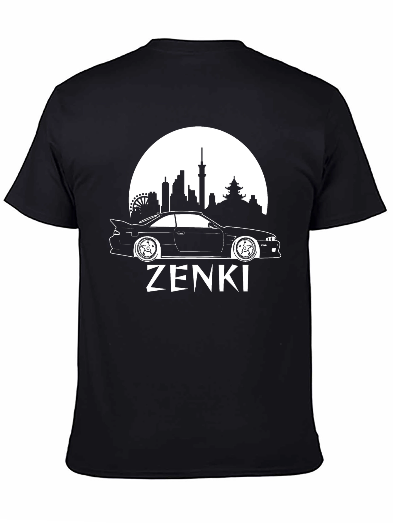 Zenki Car Graphic Tee - Black T-Shirt