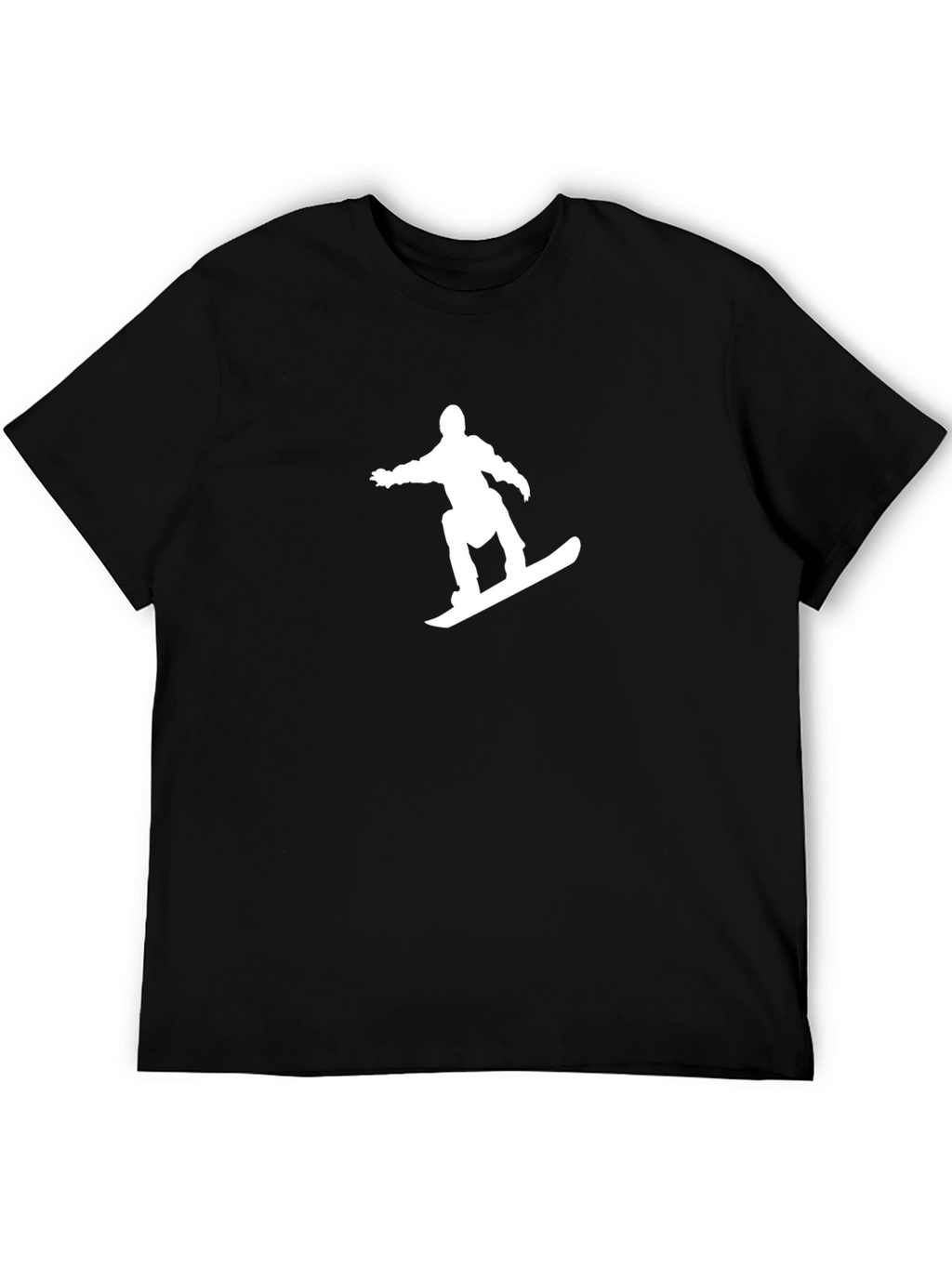 Black Snowboarder Graphic Tee - Cool & Casual