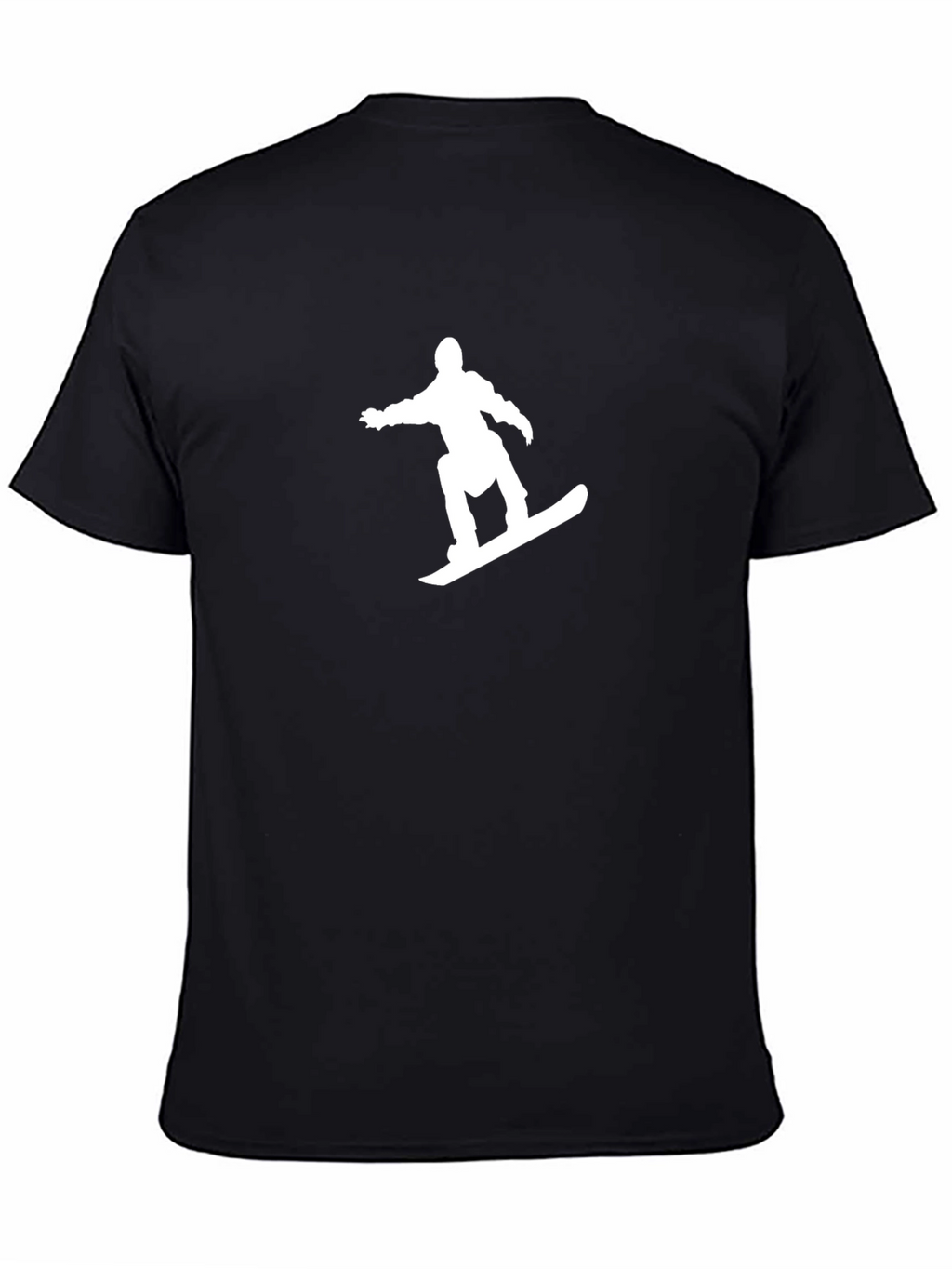Black Snowboarder Graphic Tee - Cool & Casual