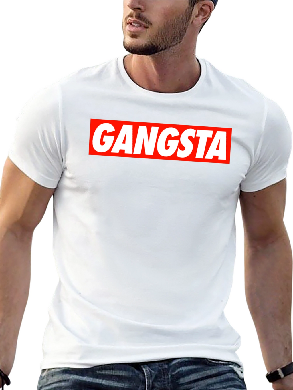 Gangsta Graphic Tee - Bold Streetwear Style