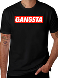 Gangsta Graphic Tee - Bold Streetwear Style