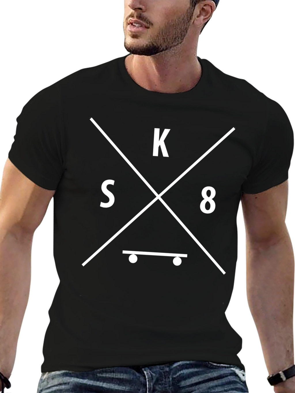Skate Graphic Tee - Black