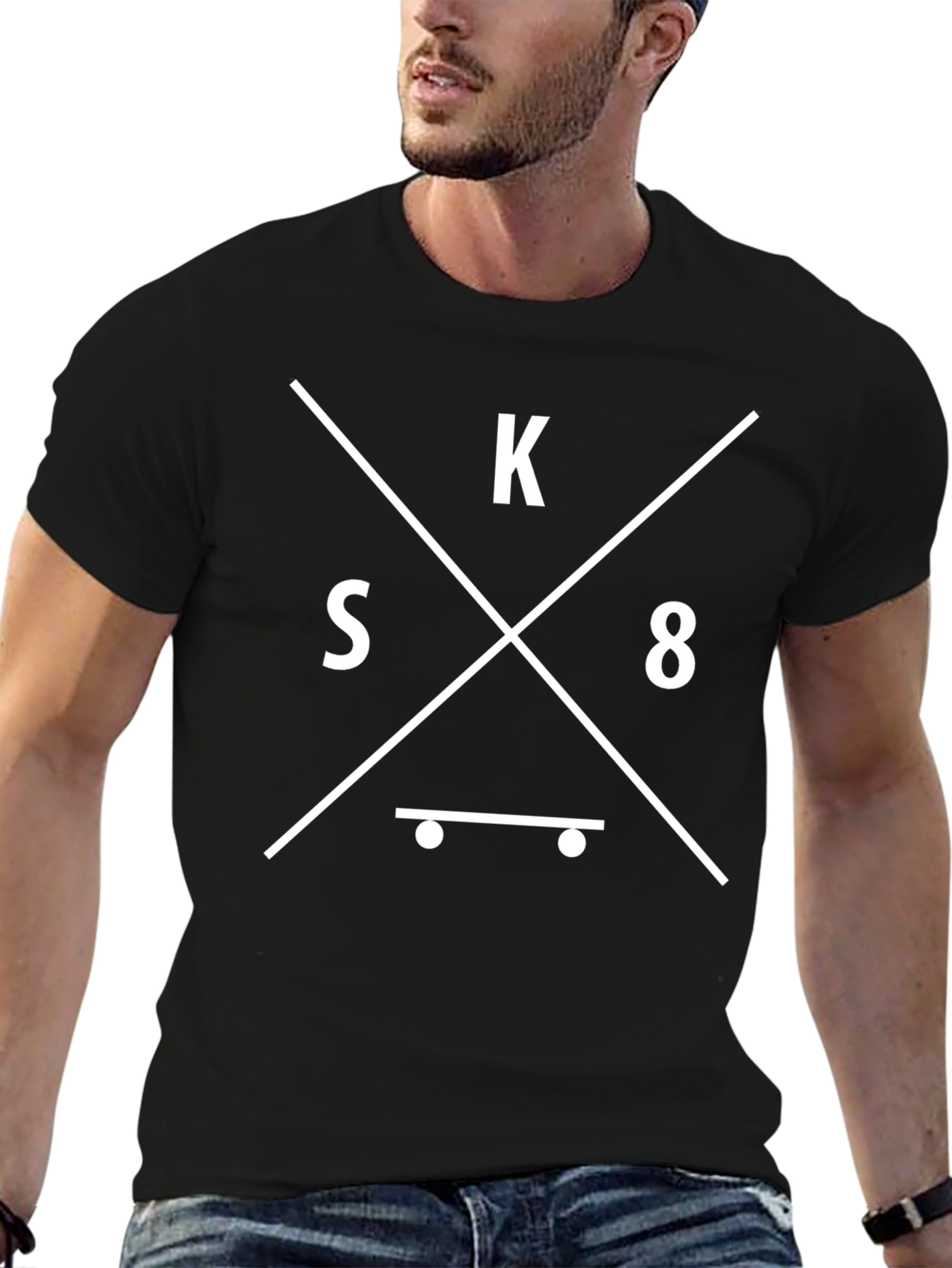 Skate Graphic Tee - Black