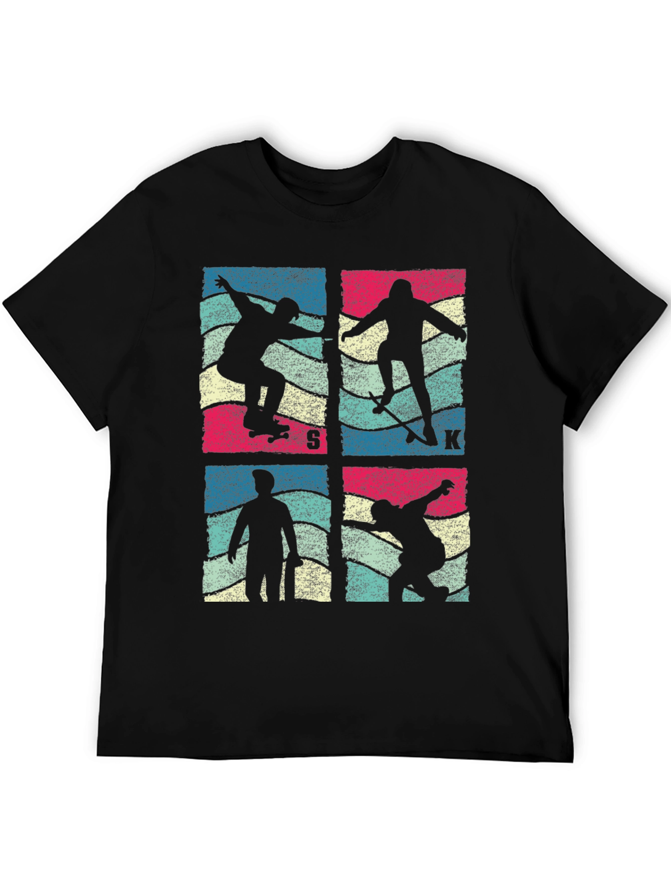 Vintage Skateboarder T-Shirt Retro Skate Design