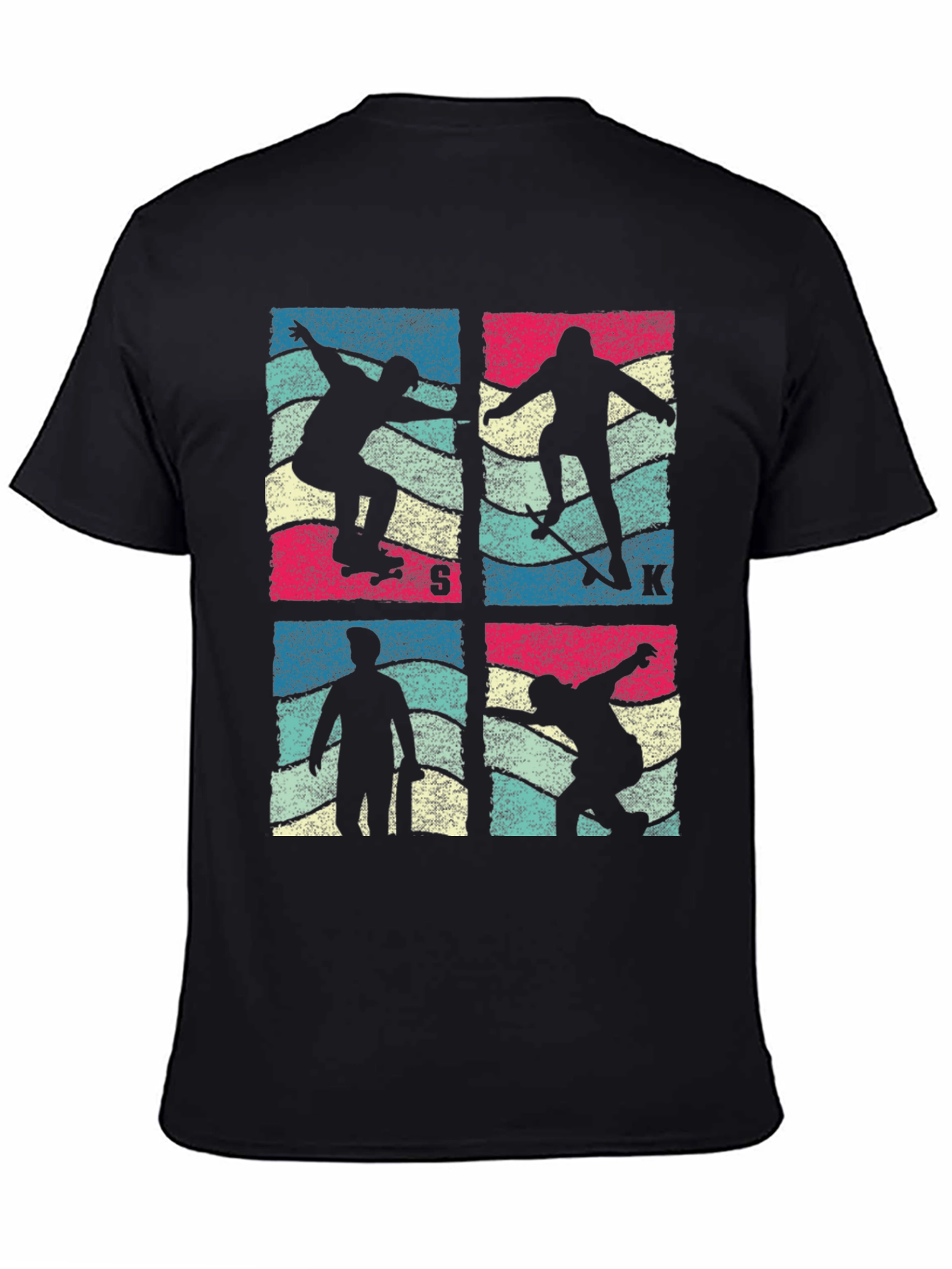 Vintage Skateboarder T-Shirt Retro Skate Design