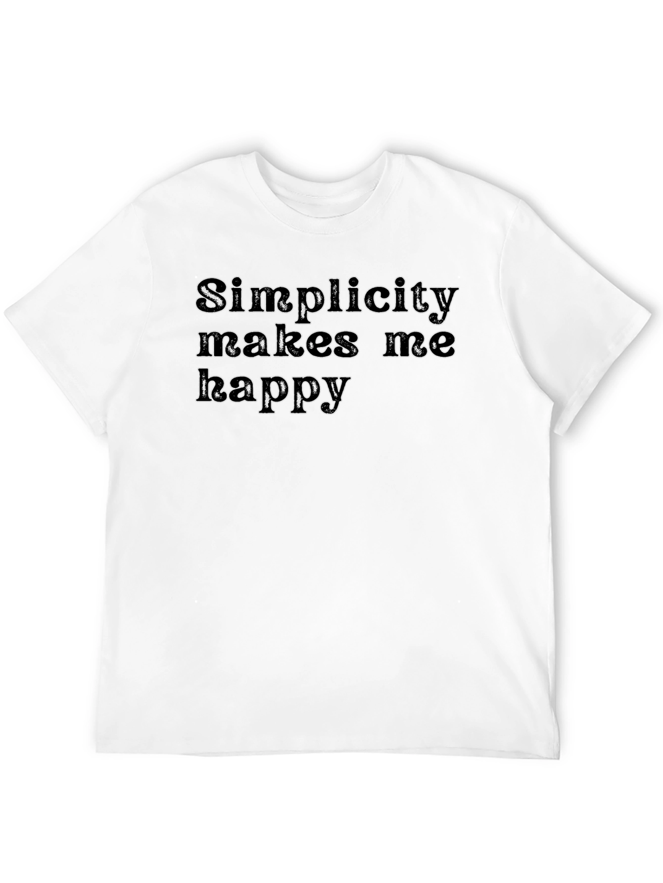 Simplicity Makes Me Happy Graphic T-Shirt