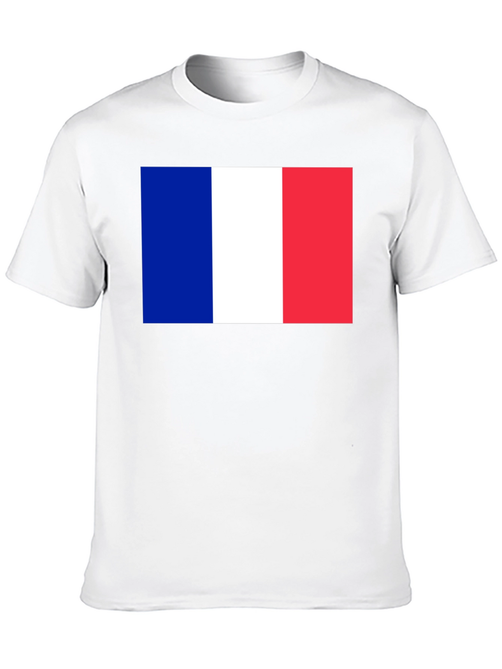 French Flag Graphic T-Shirt - Black