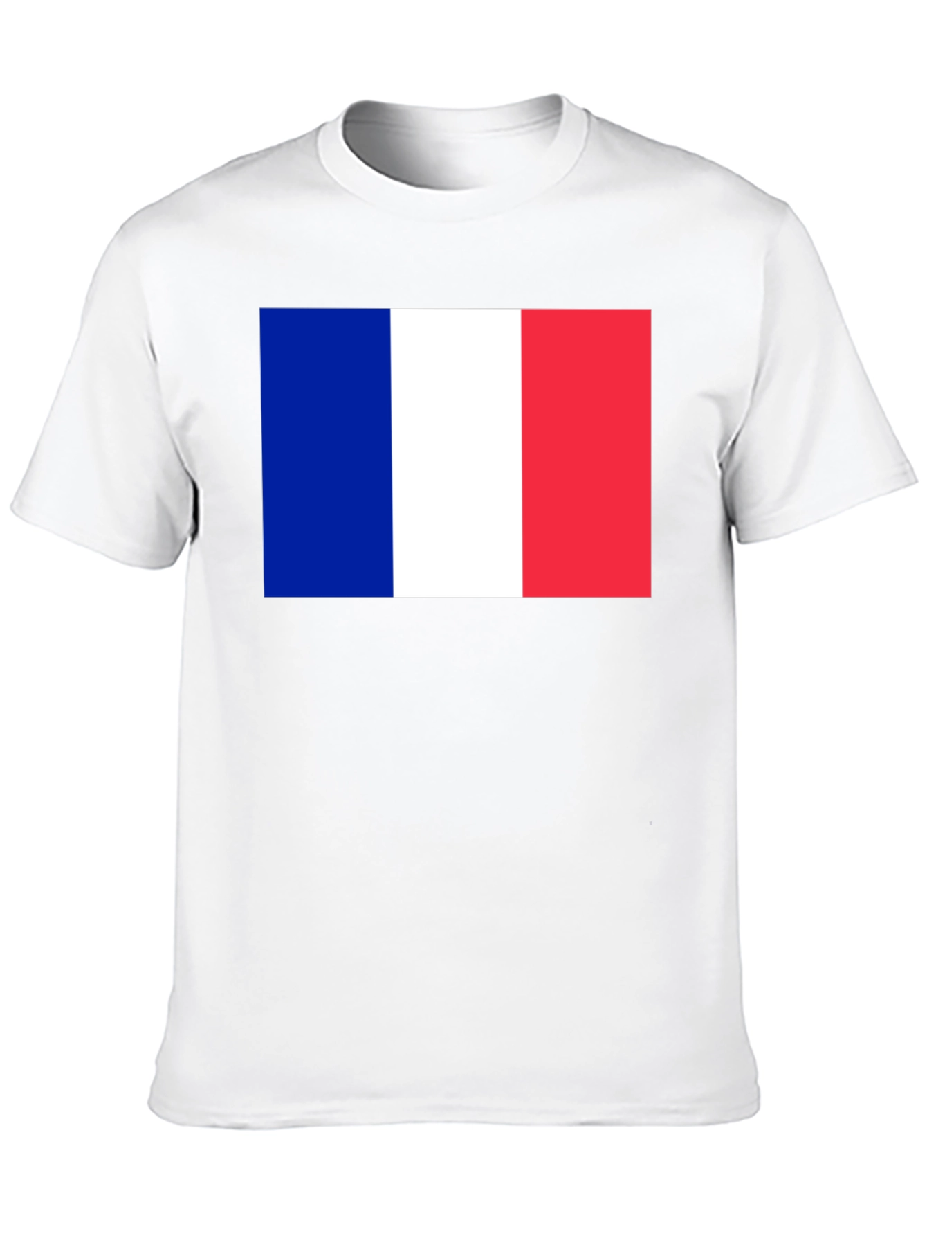 French Flag Graphic T-Shirt - Black