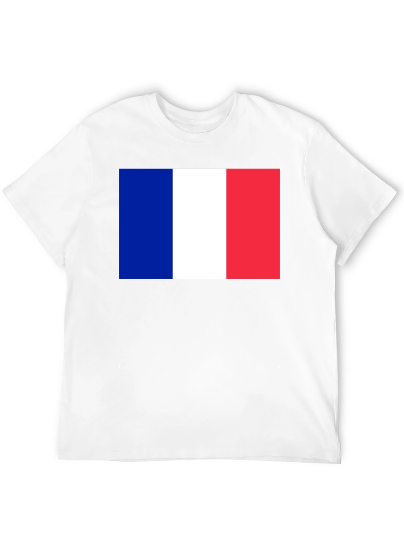 French Flag Graphic T-Shirt - Black