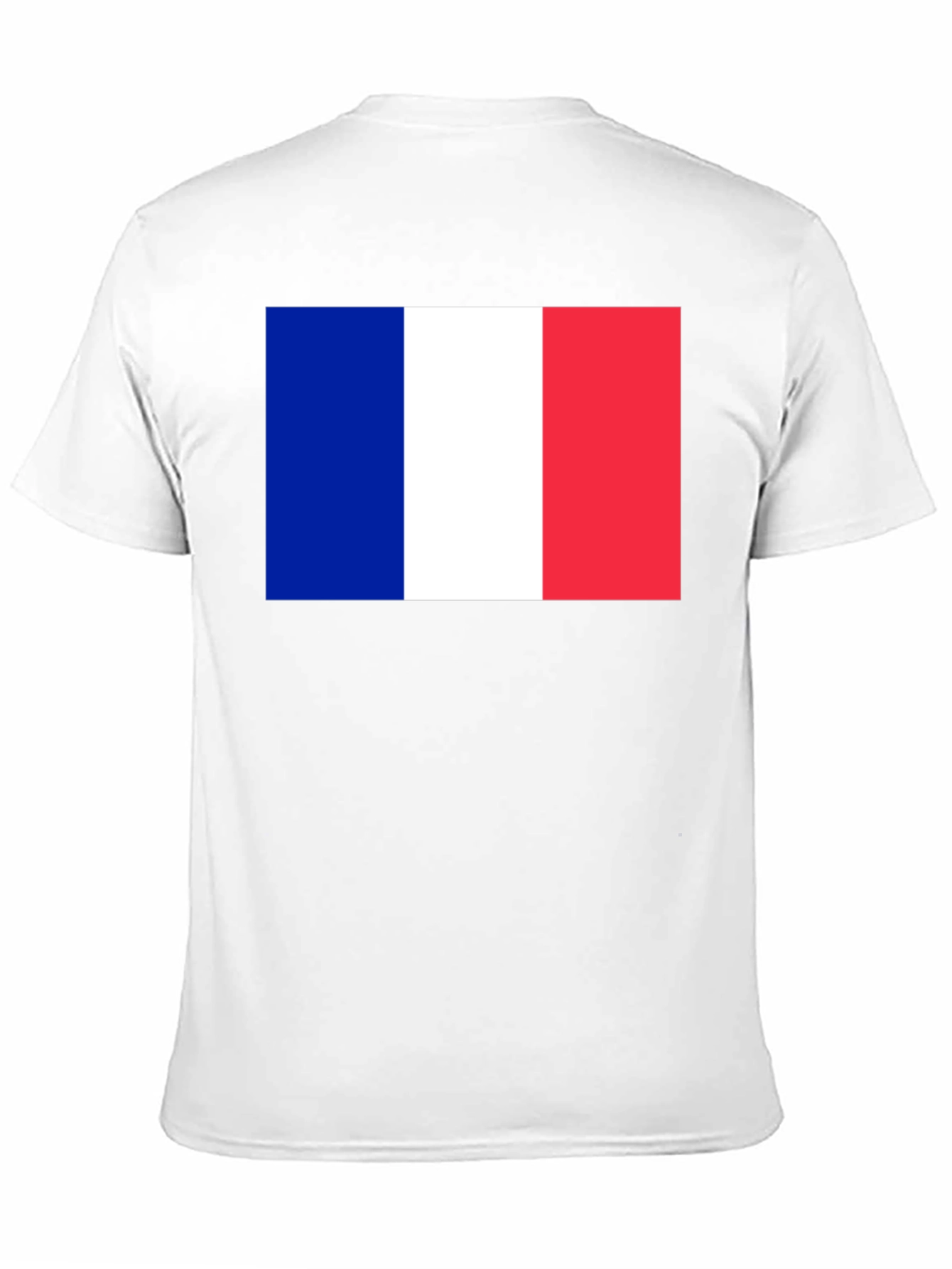 French Flag Graphic T-Shirt - Black