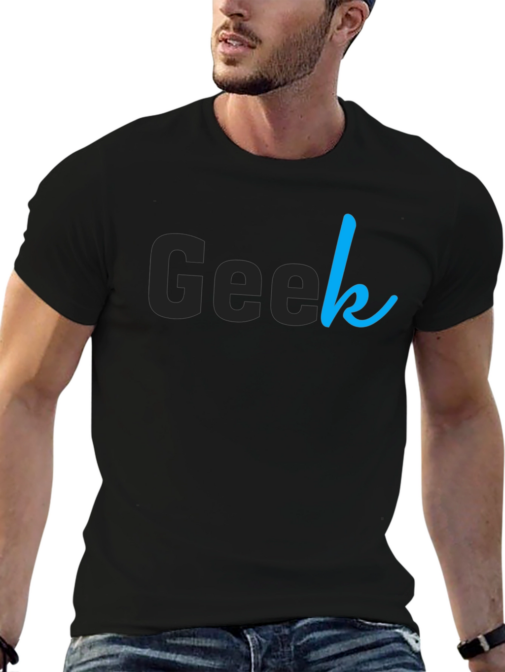 Geek Style Black T-Shirt