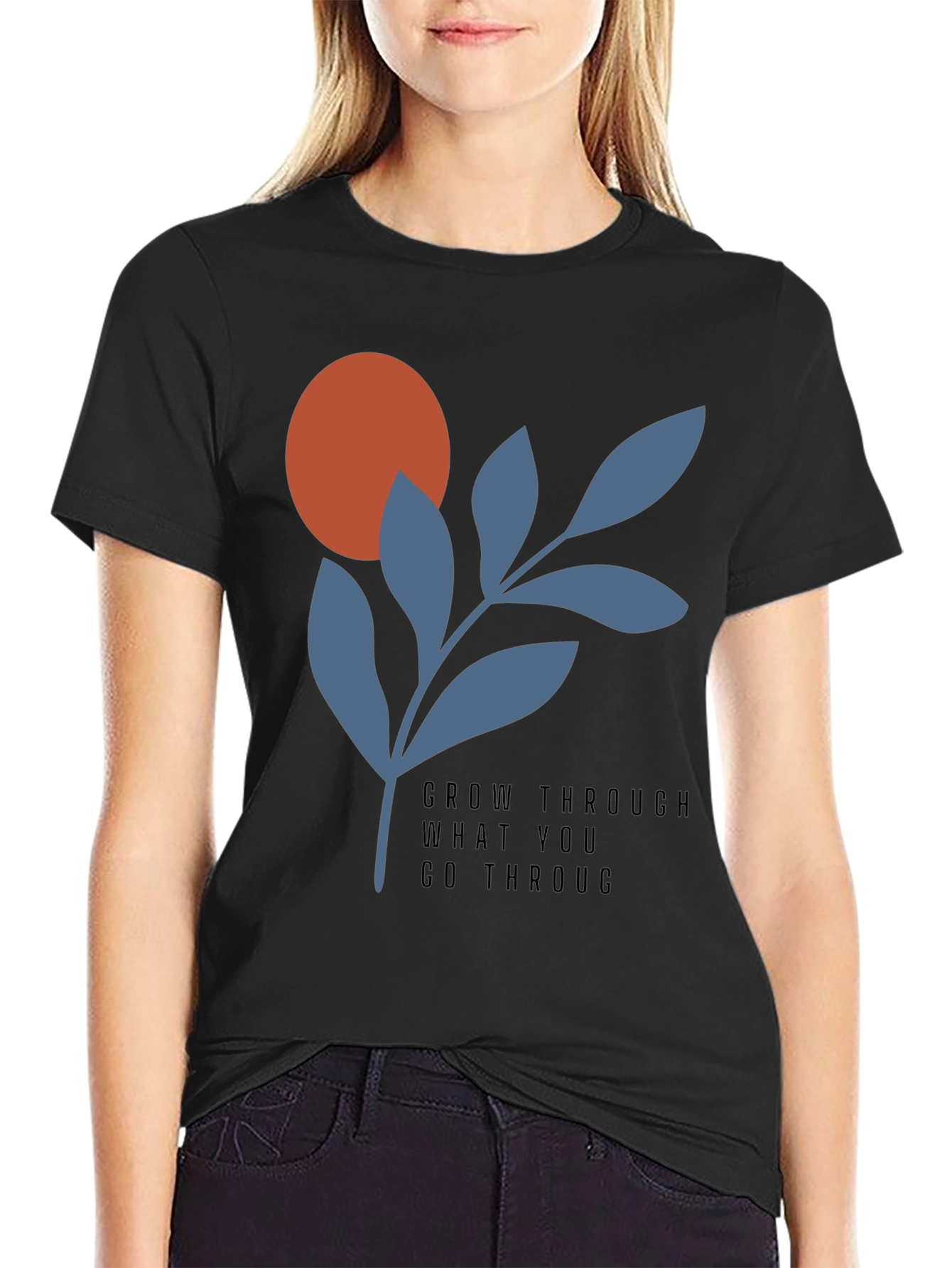 Grow Through T-Shirt - Modern Graphic Tee