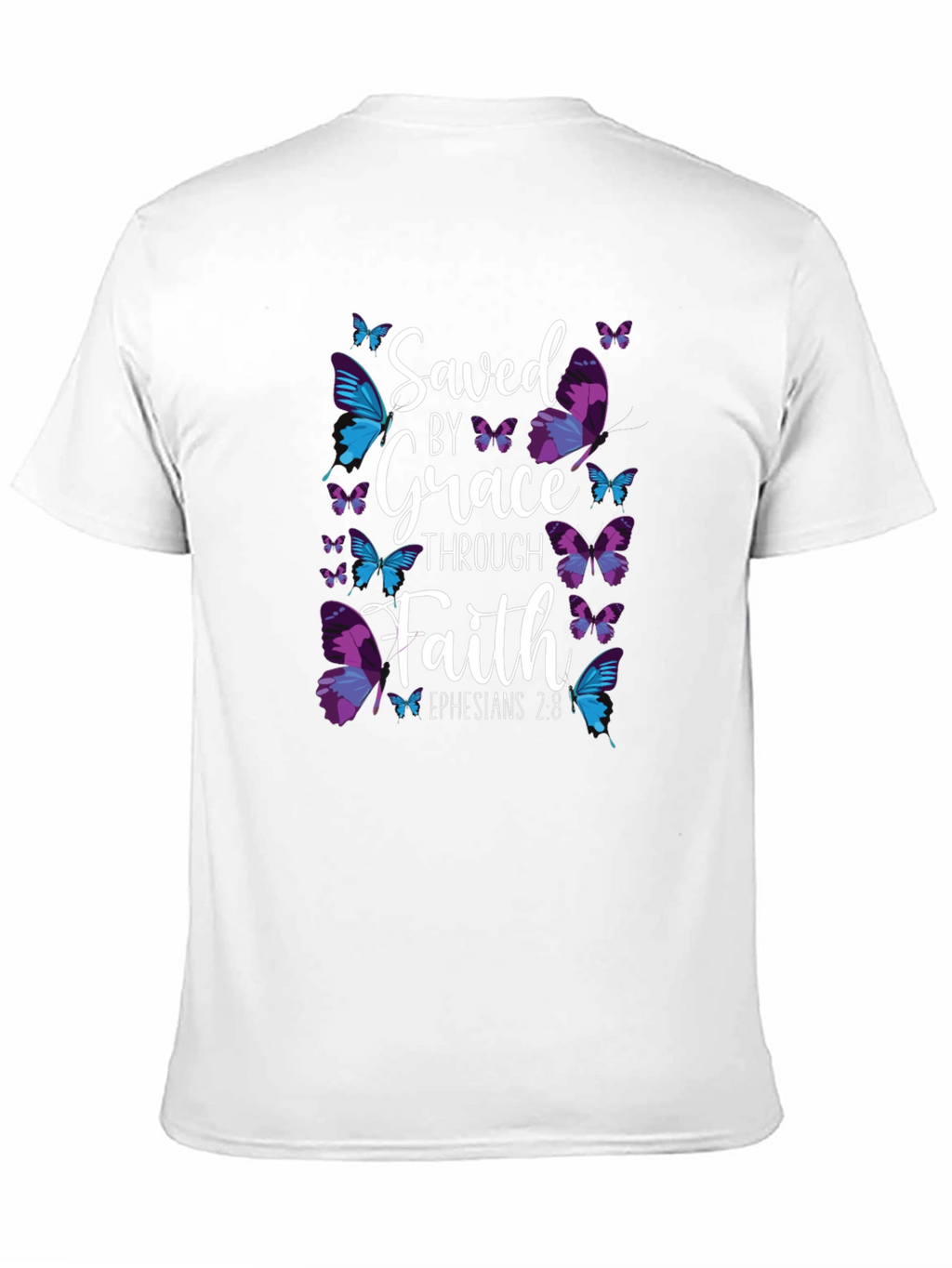 Saved By Grace Butterfly T-Shirt