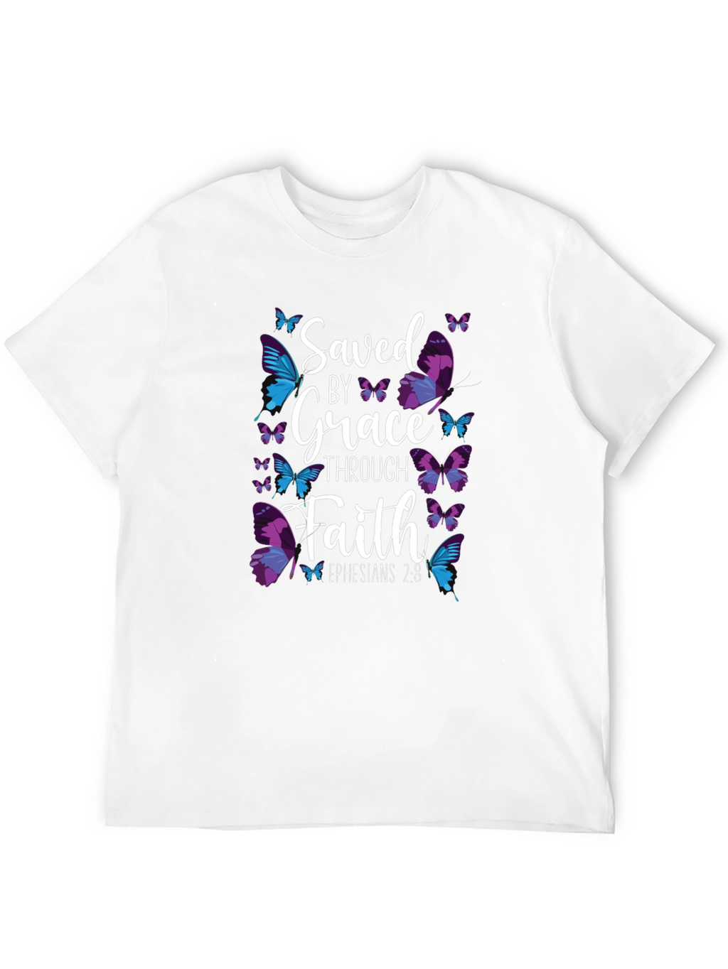 Saved By Grace Butterfly T-Shirt