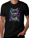Saved By Grace Butterfly T-Shirt
