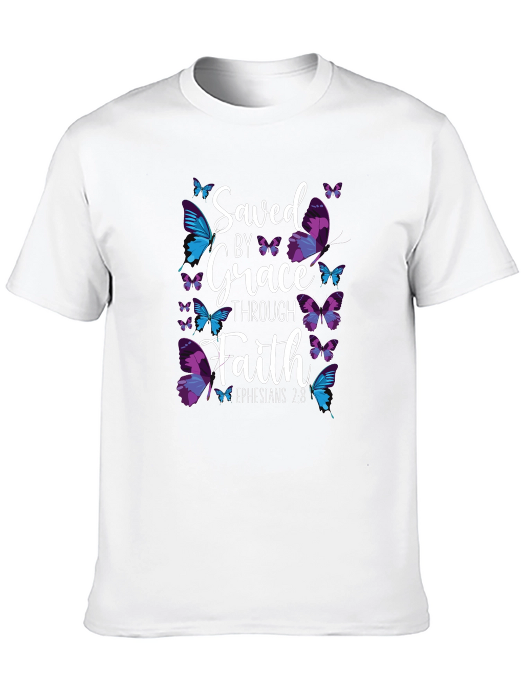 Saved By Grace Butterfly T-Shirt