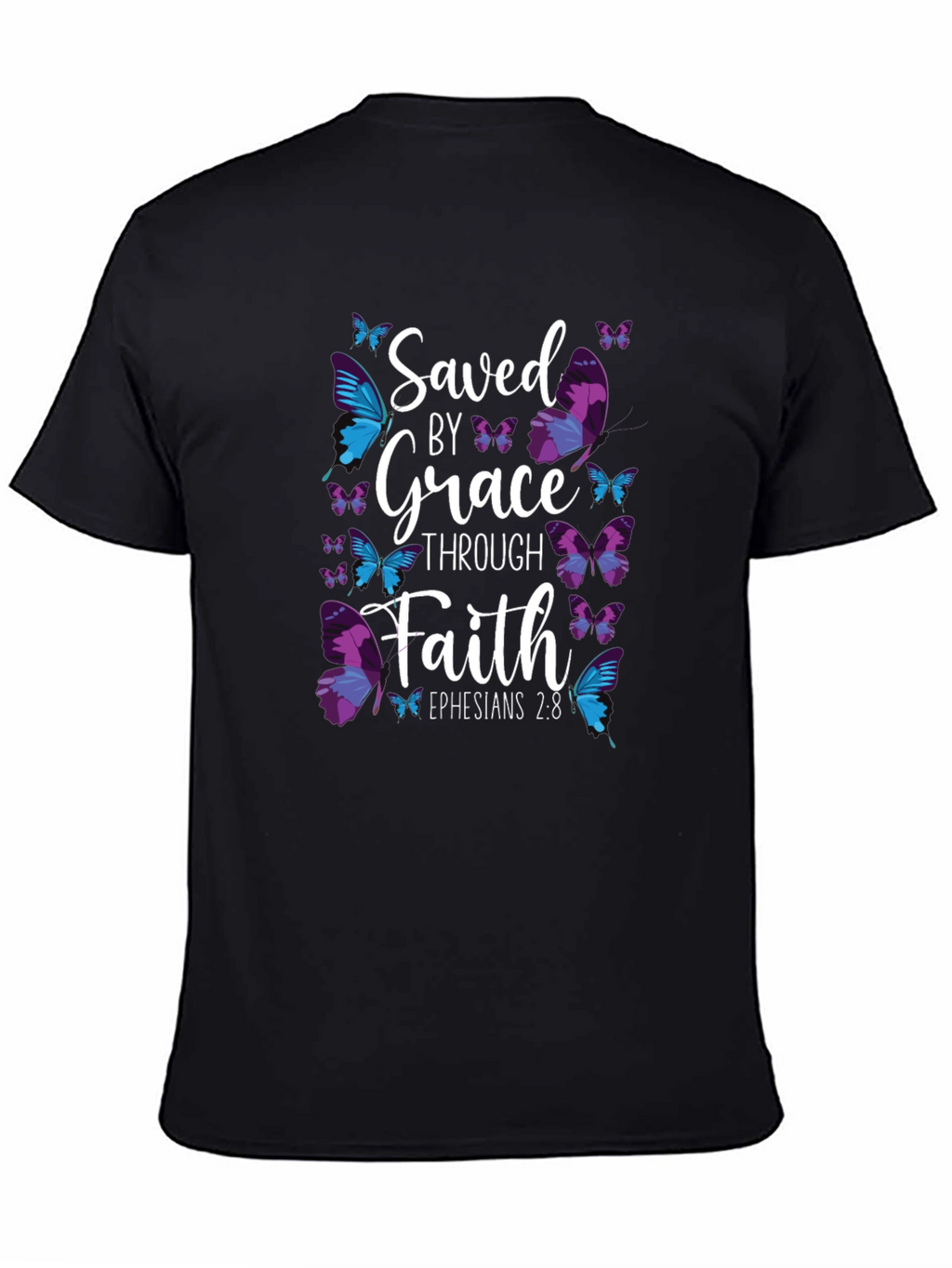 Saved By Grace Butterfly T-Shirt