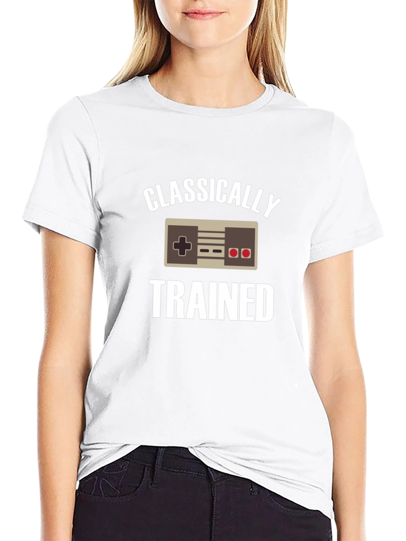 Classically Trained Gamer Black T-Shirt