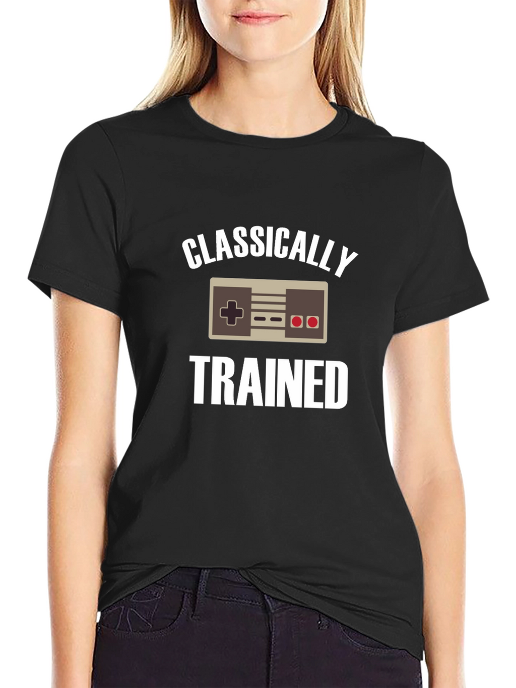 Classically Trained Gamer Black T-Shirt