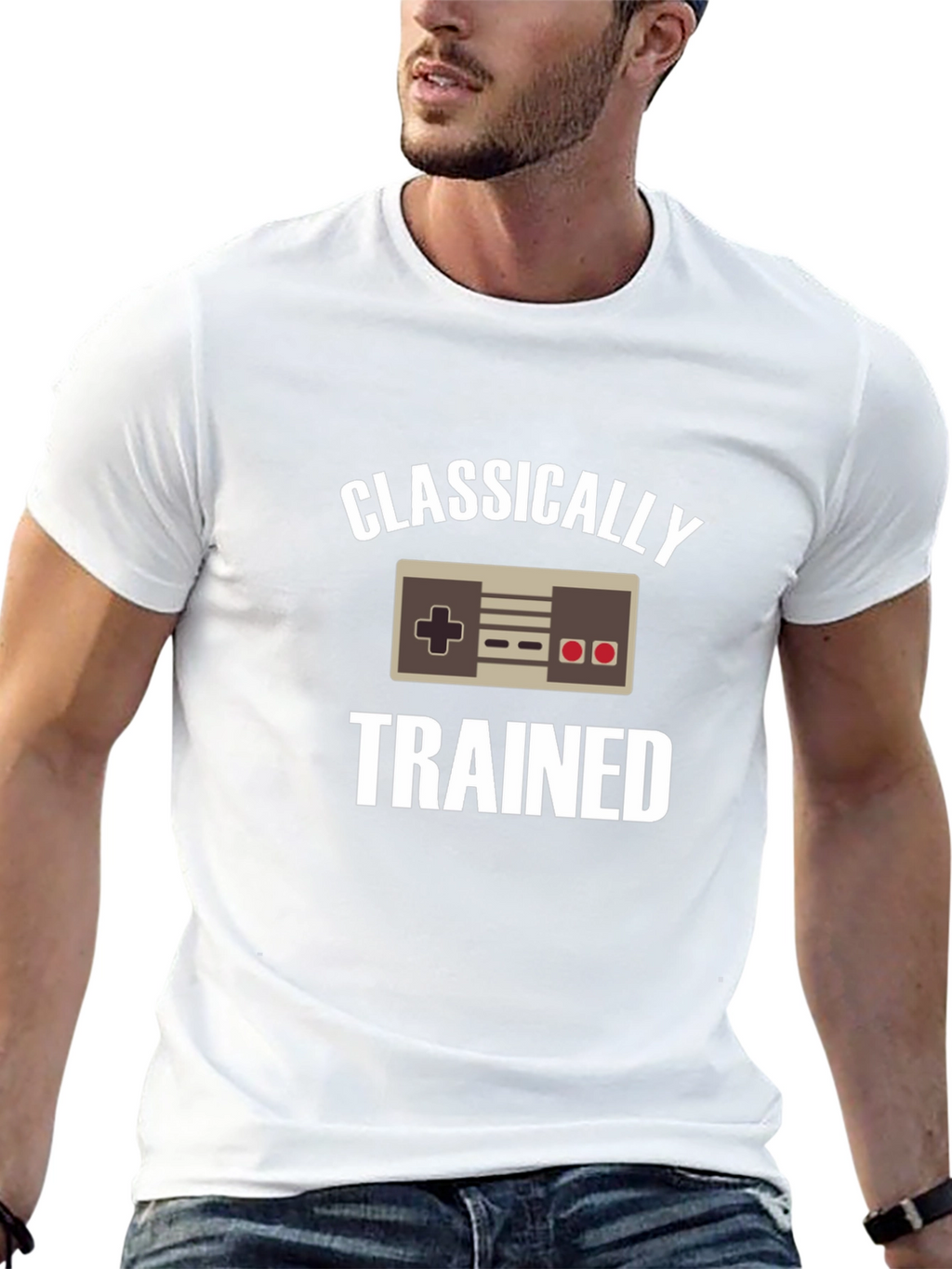 Classically Trained Gamer Black T-Shirt